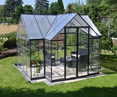 Palram-Canopia 10 ft. & 12 ft. Wide Orangery Chalet Greenhouses