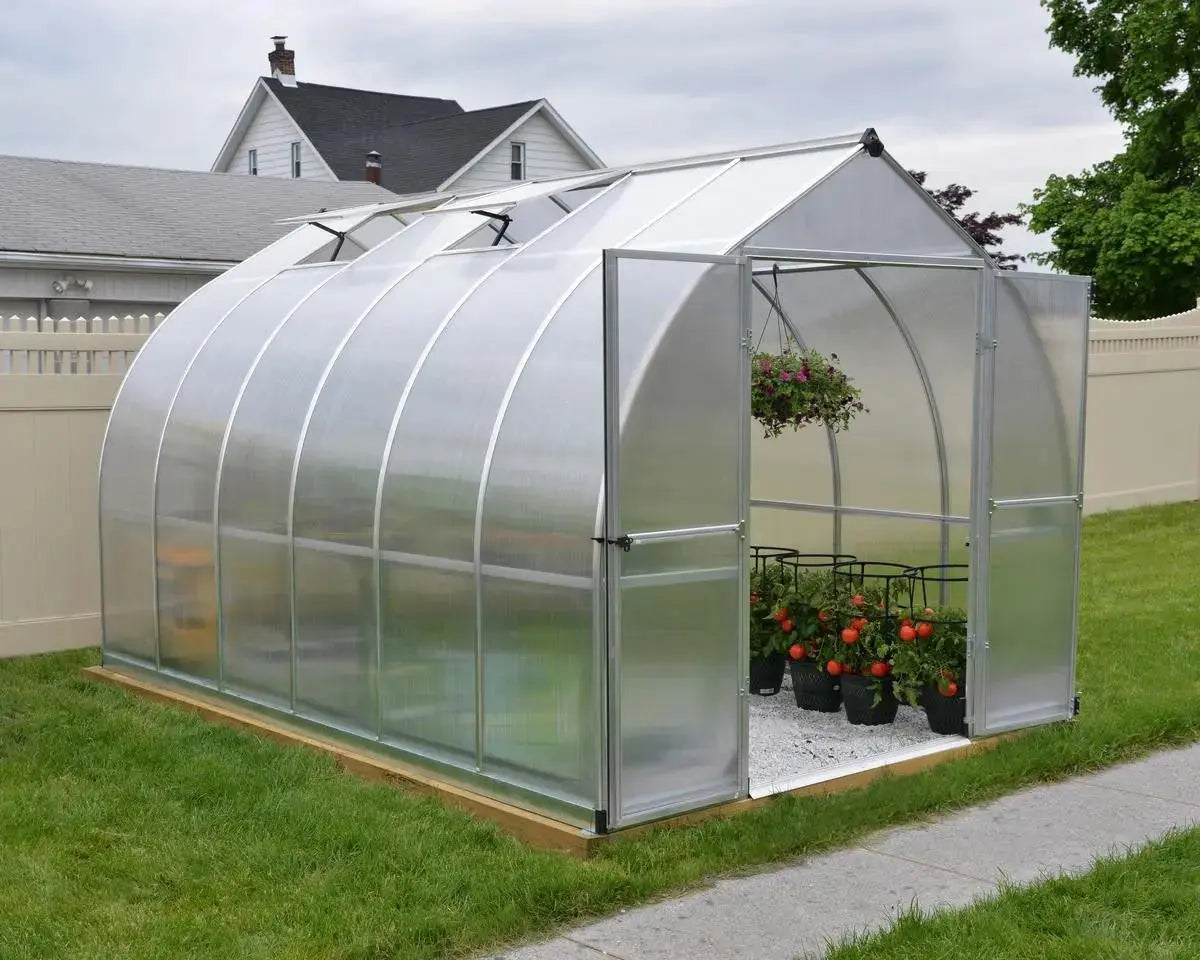 Bella® 8 ft. x 12 ft. Bell Shaped Greenhouse | Palram-Canopia 8' Wide 6mm Bella Canopia by Palram   