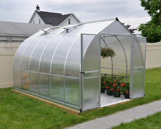 Bella® 8 ft. x 12 ft. Bell Shaped Greenhouse | Palram-Canopia 8' Wide 6mm Bella Canopia by Palram