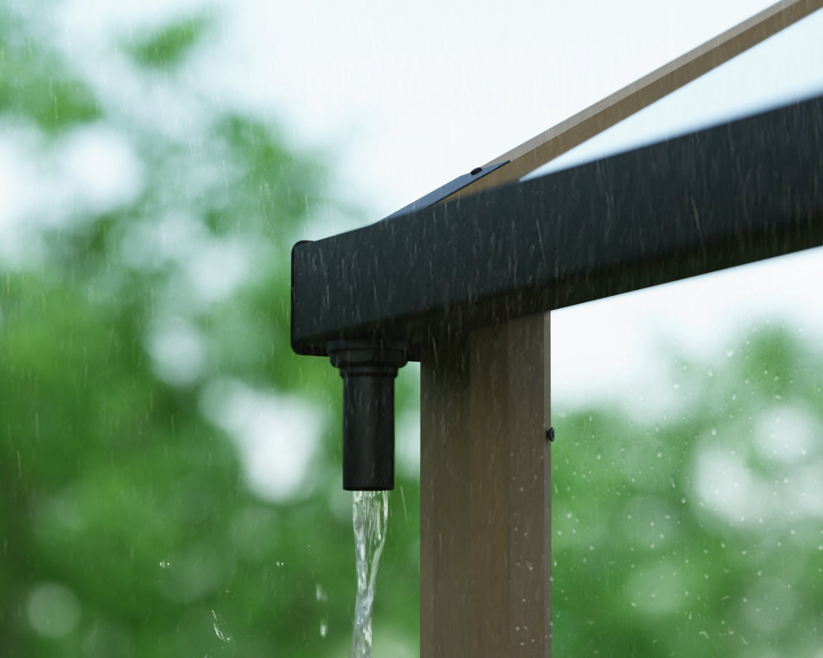 Natura® Cedar Greenhouse - Gutter