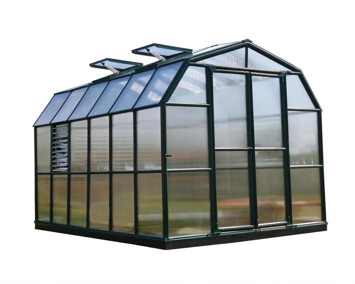 Prestige® ~8 ft. x 12 ft. Twin-Wall Panels Greenhouse | Rion by Palram-Canopia 8' Wide Prestige with MOUNTING BASE Canopia by Palram   