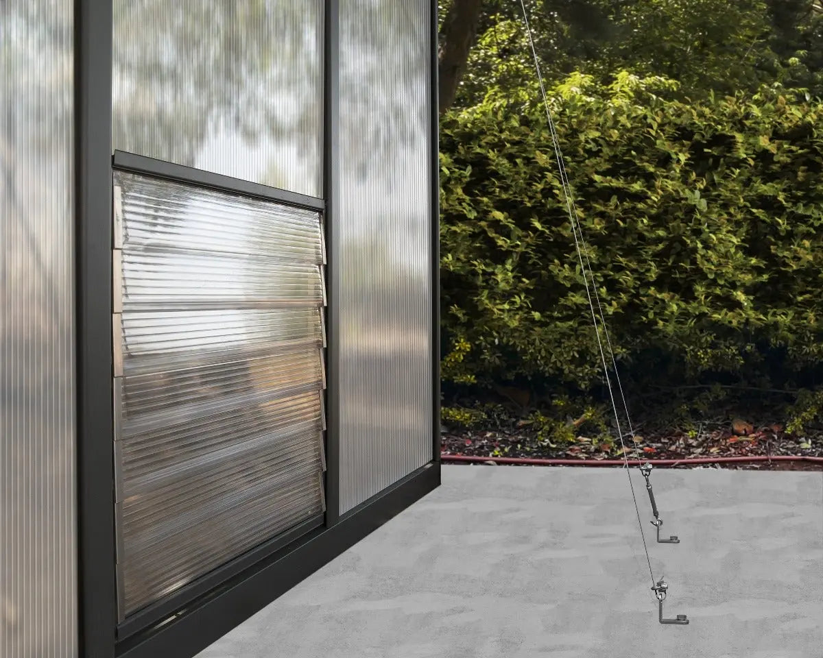 Glory® 8 ft. x 12 ft. Greenhouse with 10mm TwinWall Glazing | Palram-Canopia- Anchoring Kit