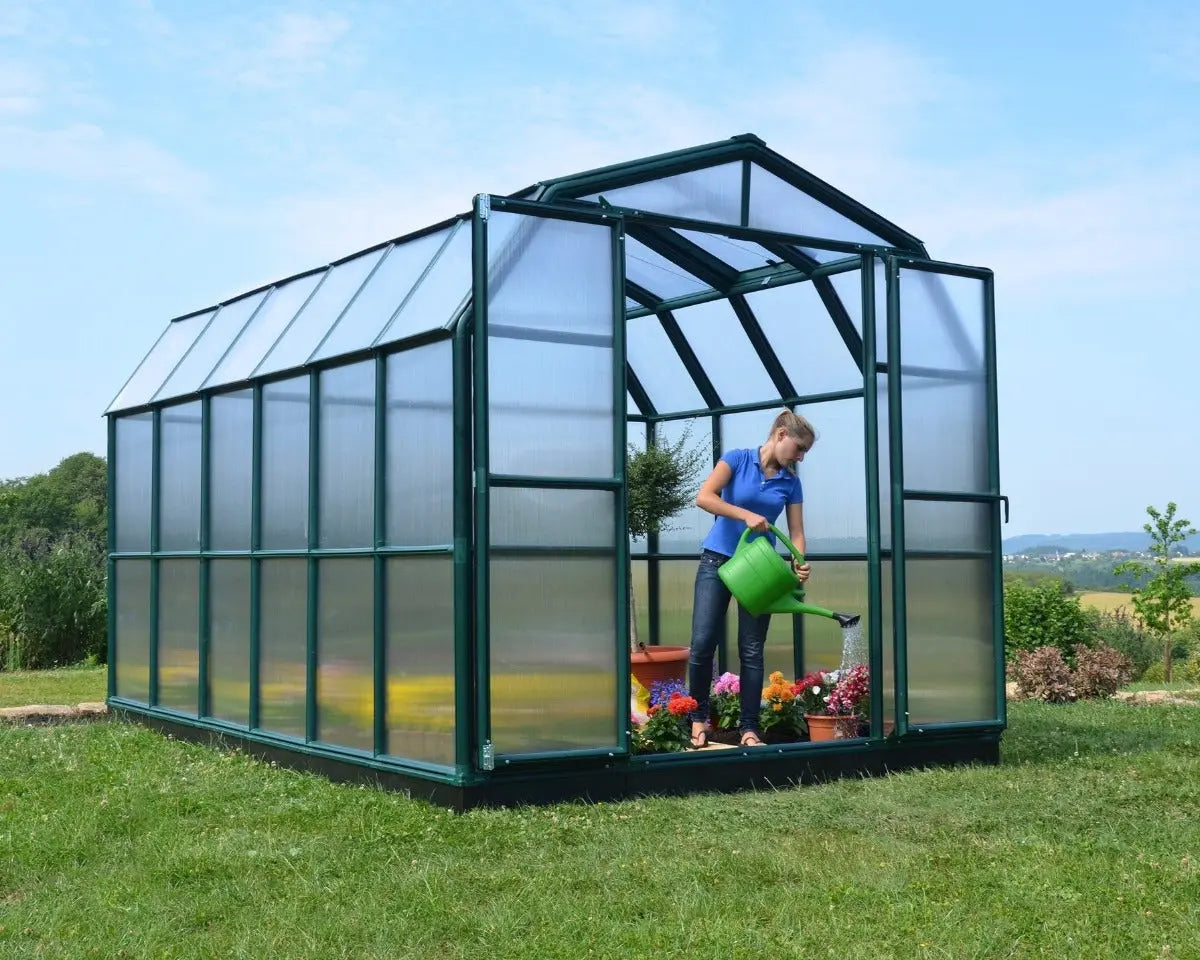 Grand Gardener® ~8 ft. x 12 Greenhouse | Rion by Palram-Canopia 8' Wide Grand Gardener Canopia by Palram   