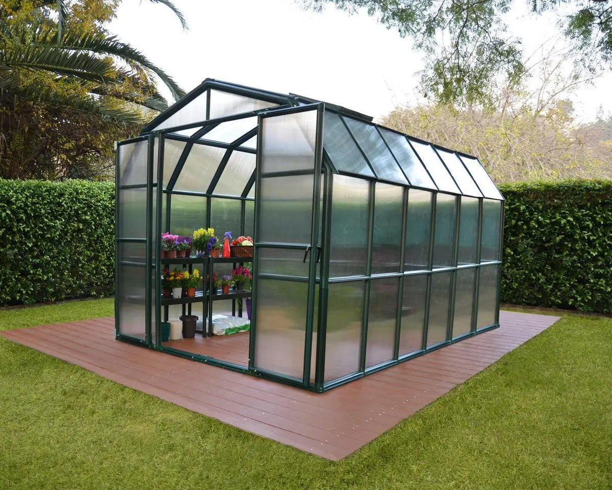 Grand Gardener® ~8 ft. x 12 Greenhouse | Rion by Palram-Canopia 8' Wide Grand Gardener Canopia by Palram