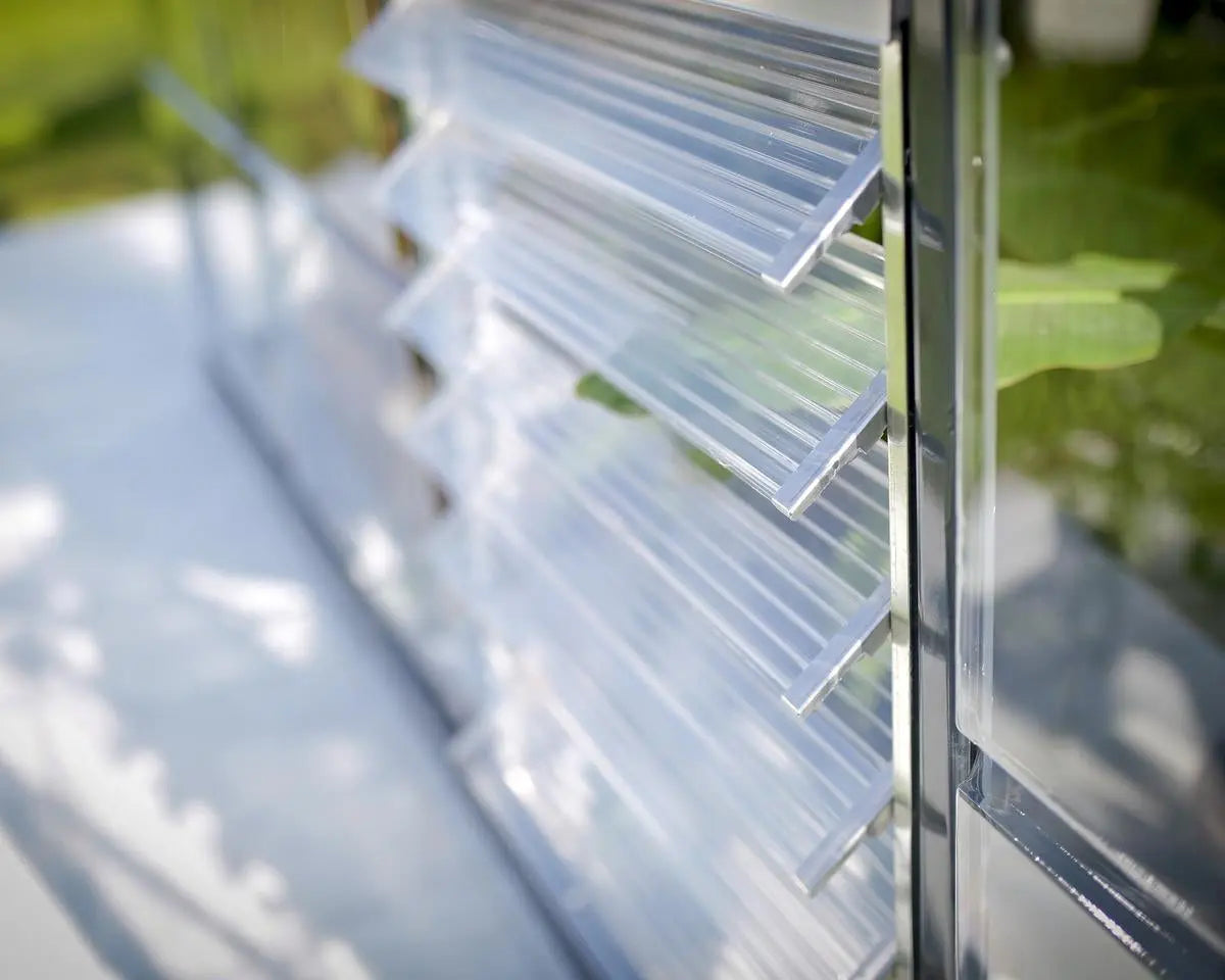Greenhouse Side Louver Window Silver | Palram-Canopia Greenhouse Accessories Canopia by Palram