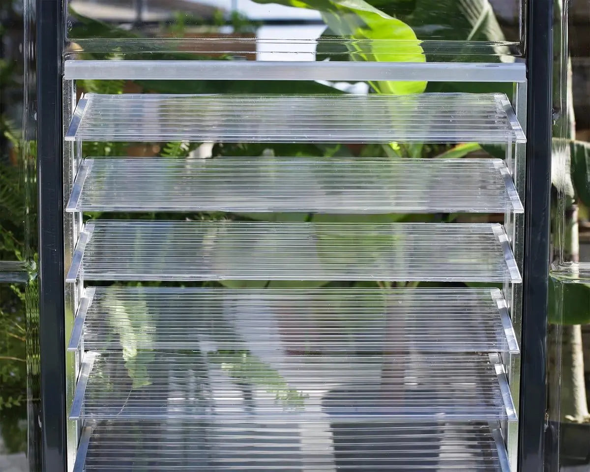 Greenhouse Side Louver Window Silver | Palram-Canopia Greenhouse Accessories Canopia by Palram