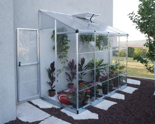 Lean-To™ Greenhouse 4 ft. x 8 ft. | Palram - Canopia 4' Wide Lean-to Canopia by Palram