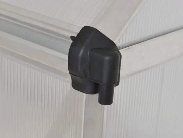 Mythos® 6 ft. x 6 ft. Greenhouse Twin Wall Silver | Palram-Canopia 6' Wide Mythos Canopia by Palram