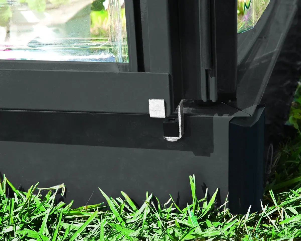 Hybrid™ 6 ft. x 10 ft. Greenhouse Clear & Twin Wall Grey Frame | Palram-Canopia 6' Wide Hybrid Canopia by Palram