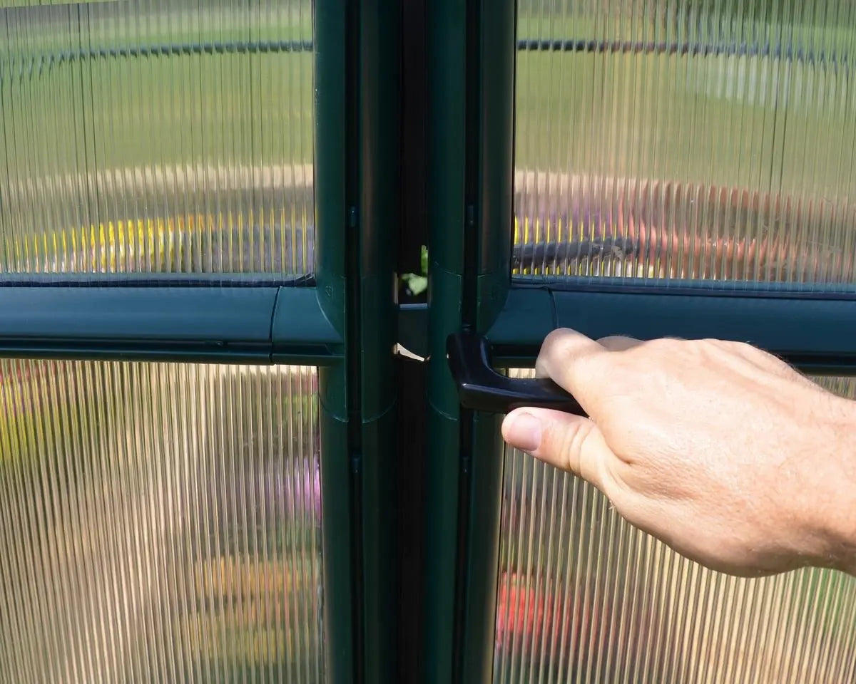 Prestige® ~8 ft. x 12 ft. Twin-Wall Panels Greenhouse | Rion by Palram-Canopia 8' Wide Prestige with MOUNTING BASE Canopia by Palram