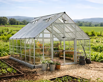 Palram-Canopia 10 ft. Wide Balance Greenhouse Series Canada Greenhouse Kits