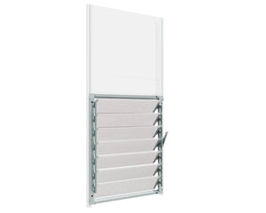 Greenhouse Side Louver Window Silver | Palram-Canopia Canopia by Palram