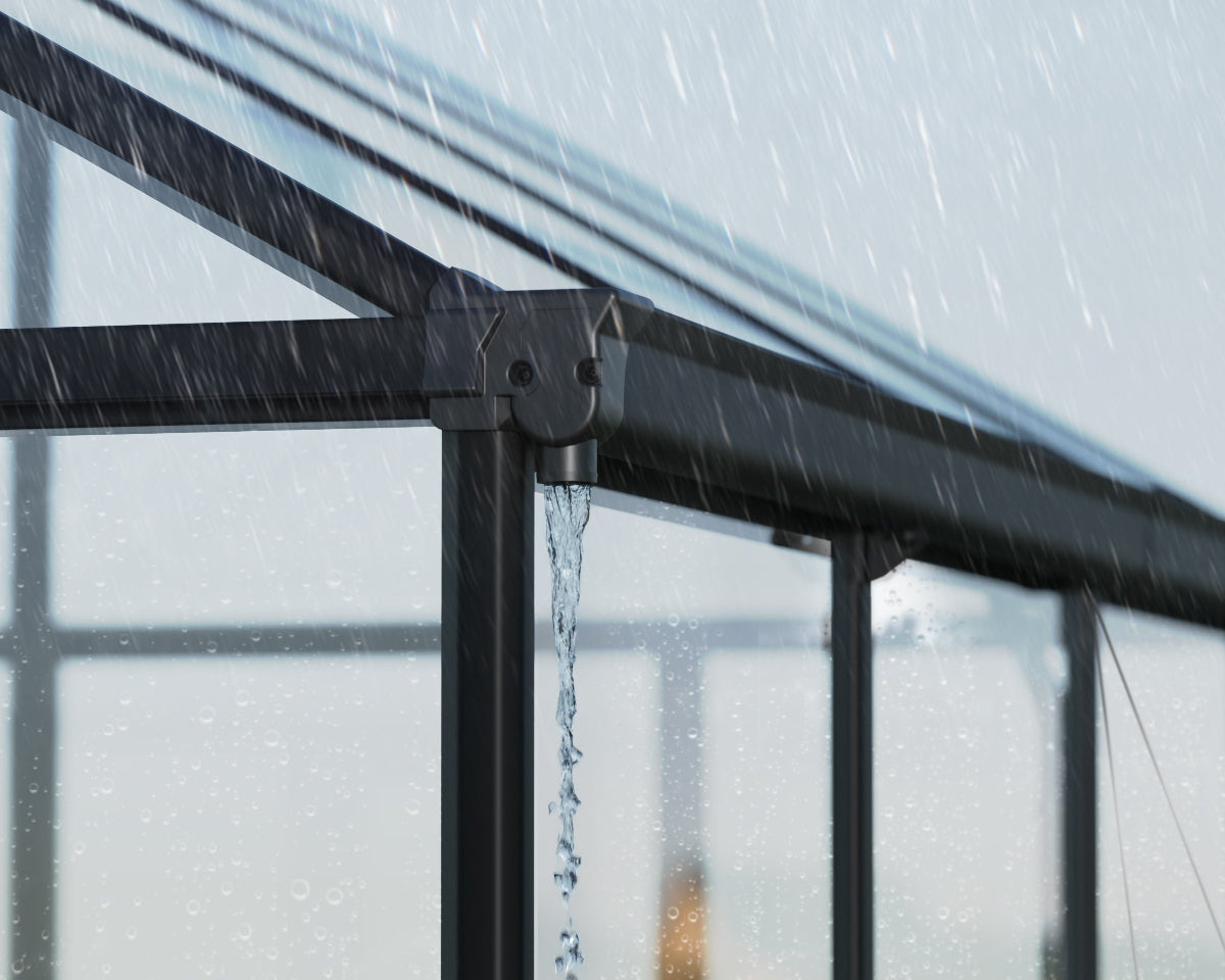 Palram-Canopia Greenhouses ARIA Rain Gutter