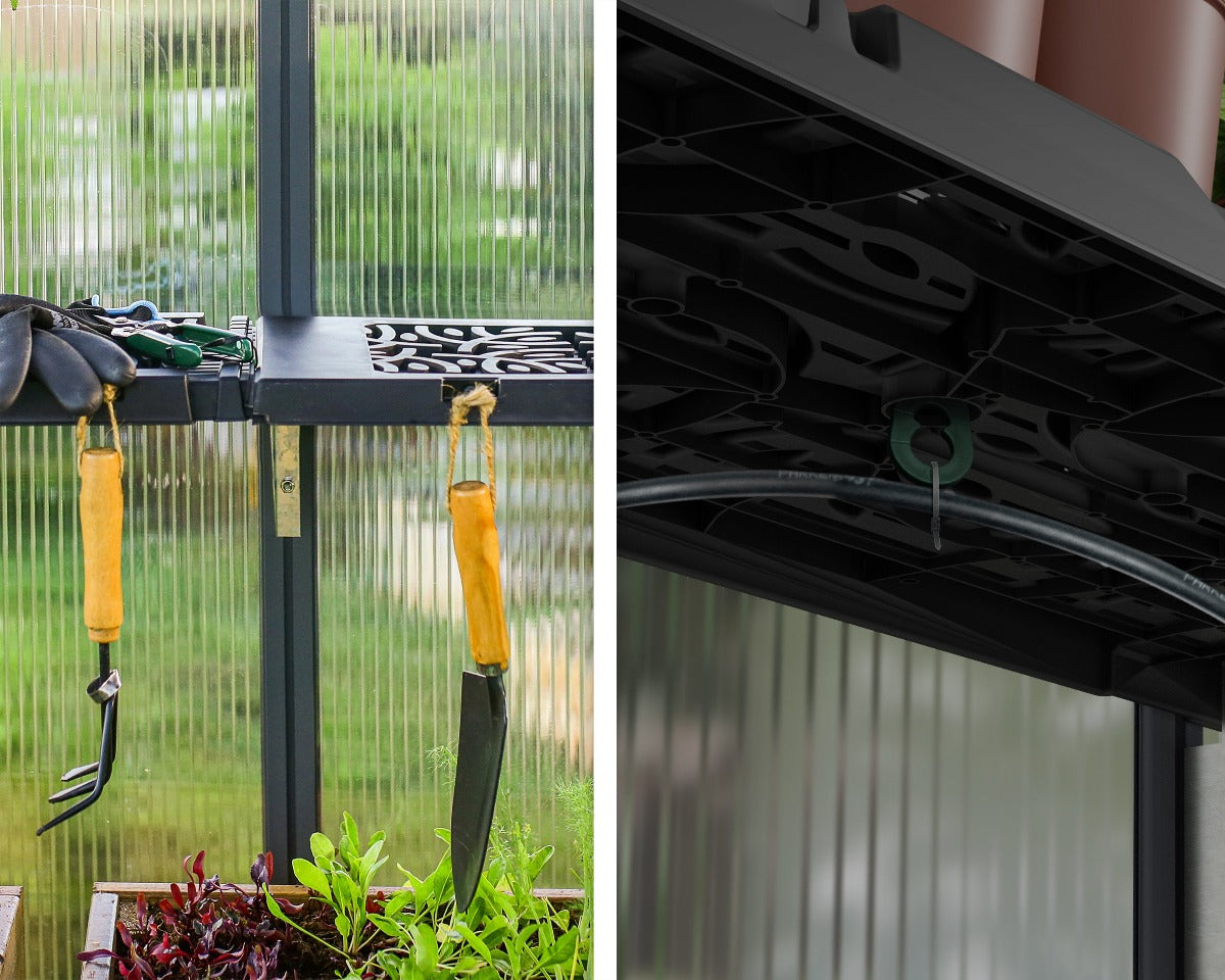 Signature Shelf Kit set of 2 Resin Shelves | Palram-Canopia Greenhouse Accessories Canopia by Palram   