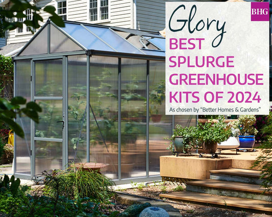 Glory® 6 ft. × ft. 8 Greenhouse with 10mm Twinwall Glazing | Palram-Canopia