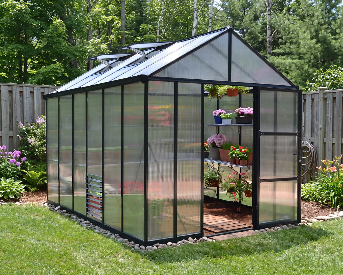 Glory 8 ft. x 12 ft. Greenhouse 10mm Twin-Wall | Palram-Canopia