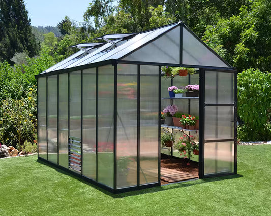 Glory® 8 ft. x 12 ft. Greenhouse with 10mm TwinWall Glazing | Palram-Canopia
