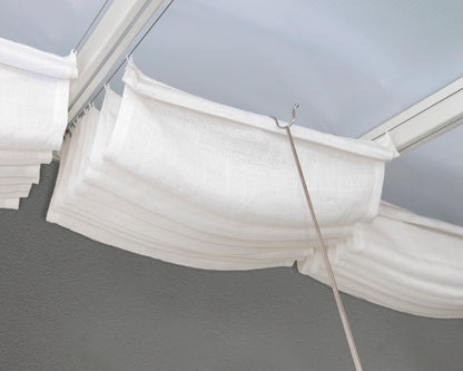 Roof Blinds white frame
