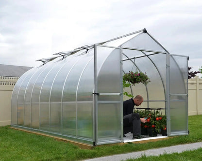 Bella® 8 ft. x 16 ft. Bell Shaped Greenhouse | Palram-Canopia 8' Wide 6mm Bella Canopia by Palram   