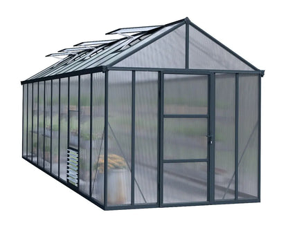 Glory® 8 ft. x 20 ft. Greenhouse with 10mm TwinWall Glazing | Palram-Canopia 8' Wide - 10mm Glory Canopia by Palram   