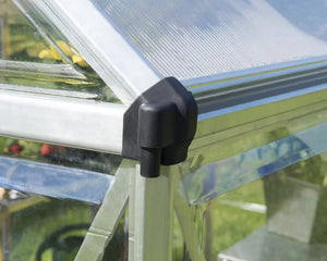 Hybrid 6 ft. x 10 ft. Greenhouse Clear & Twin Wall Silver Frame | Palram-Canopia Canopia by Palram