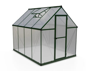 Palram Mythos® 6 ft. x 8 ft. Greenhouse Twin Wall Green - Canada Greenhouse Kits