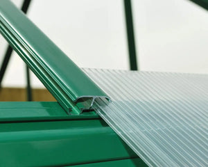 Palram Mythos® 6 ft. x 8 ft. Greenhouse Twin Wall Green - Canada Greenhouse Kits
