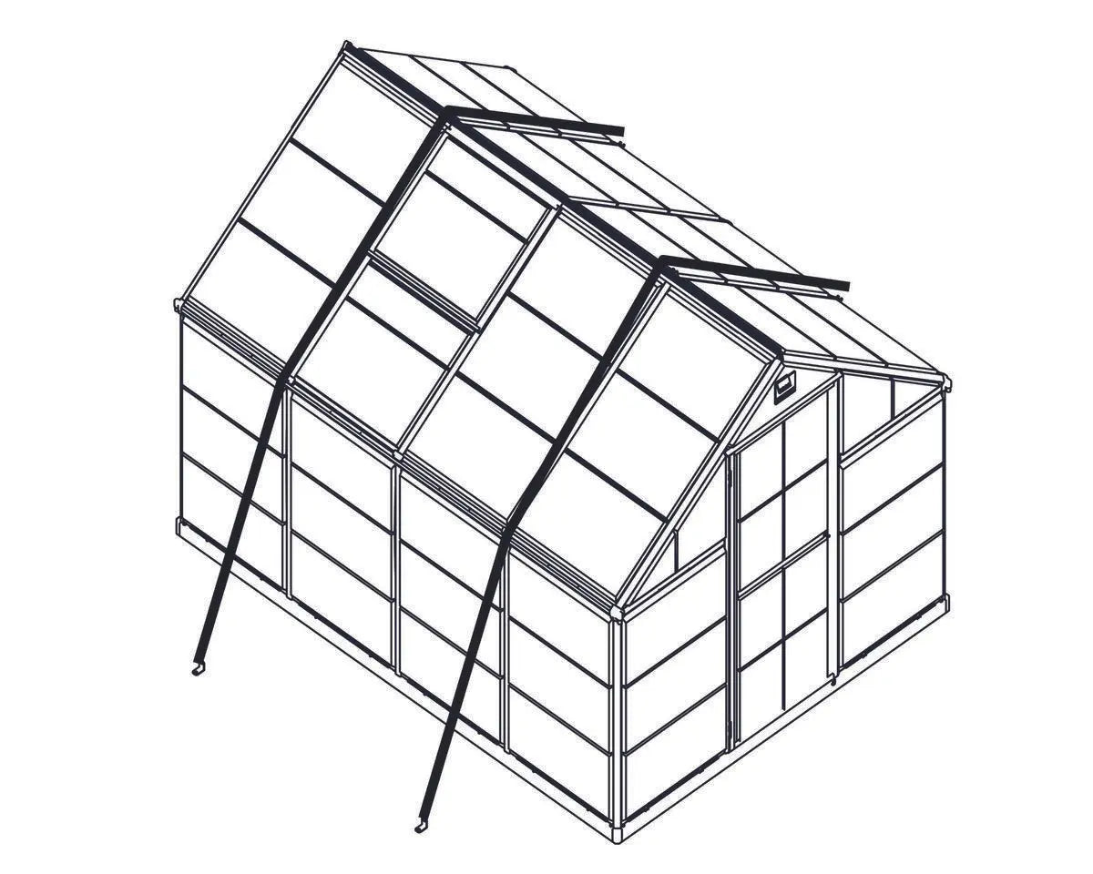 Palram-Canopia's Anchoring Kit for Select Greenhouse Models Greenhouse Accessories Canopia by Palram   