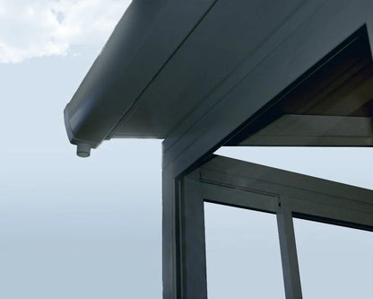 SanRemo™ 10 ft. x 10 ft. Solarium Patio Enclosure Grey Frame Translucent Roof | Palram-Canopia Solarium Canopia by Palram   
