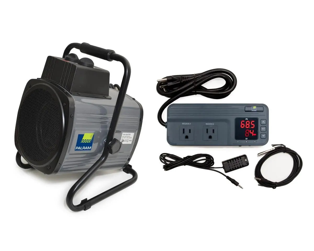Fan Heater with Digital Thermostat by | Palram-Canopia - Canada Greenhouse  Kits