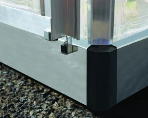 Balance® 8 ft. x 8 ft. Greenhouse Silver Frame Clear & TwinWall Panels | Palram-Canopia