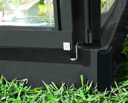 Hybrid™ 6 ft. x 10 ft. Greenhouse Clear & Twin Wall Grey Frame | Palram-Canopia 6' Wide Hybrid Canopia by Palram   