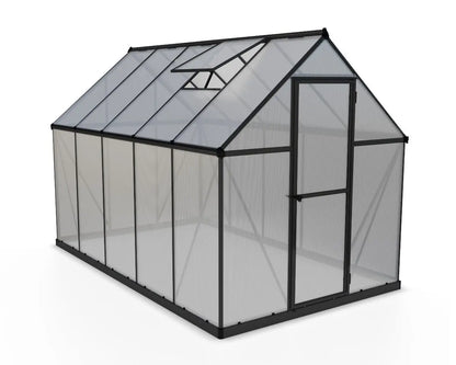 Mythos® 6 ft. x 10 ft. Greenhouse Twin Wall Grey | Palram-Canopia 6' Wide Mythos Canopia by Palram   