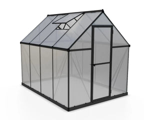 Palram Mythos® 6 ft. x 8 ft. Greenhouse Twin Wall Grey - Canada Greenhouse Kits