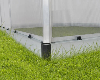Mythos® 6 ft. x 4 ft. Greenhouse Twin Wall Silver | Palram-Canopia 6' Wide Mythos Canopia by Palram   