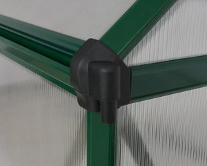 Mythos® 6 ft. x 4 ft. Greenhouse Twin Wall Green | Palram-Canopia