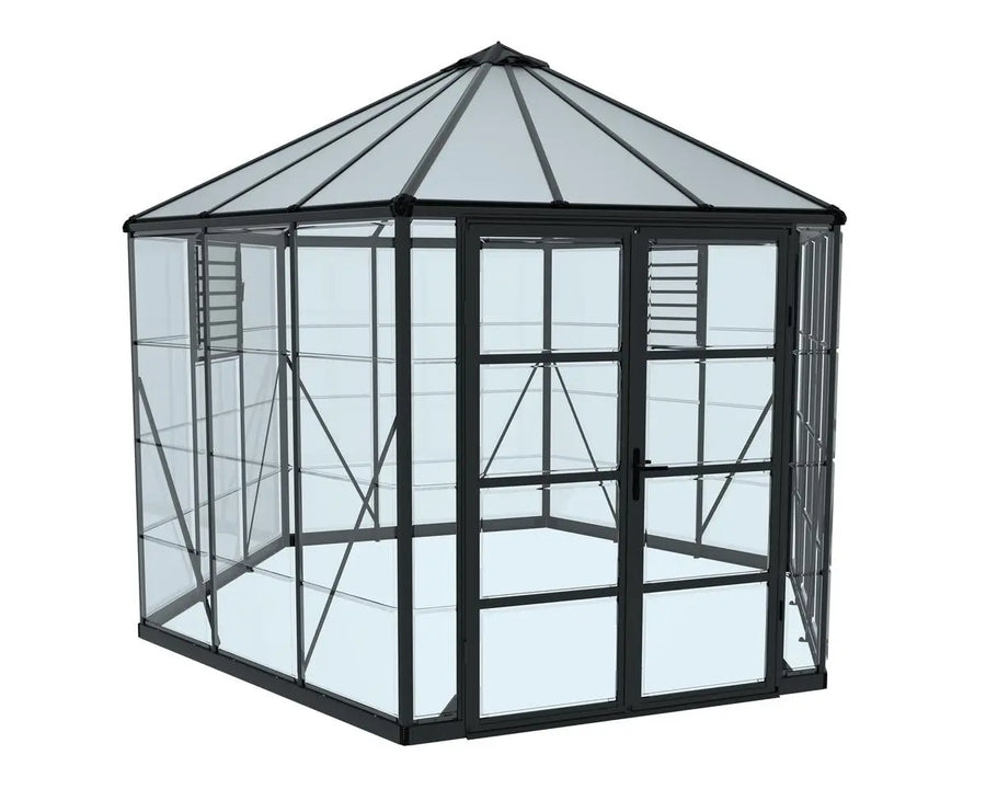 Oasis™ 12 ft Hexagonal Greenhouse | Palram-Canopia