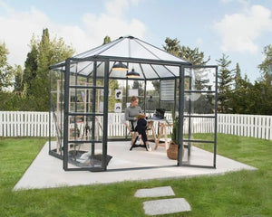 Oasis™ 12 ft Hexagonal Greenhouse | Palram-Canopia