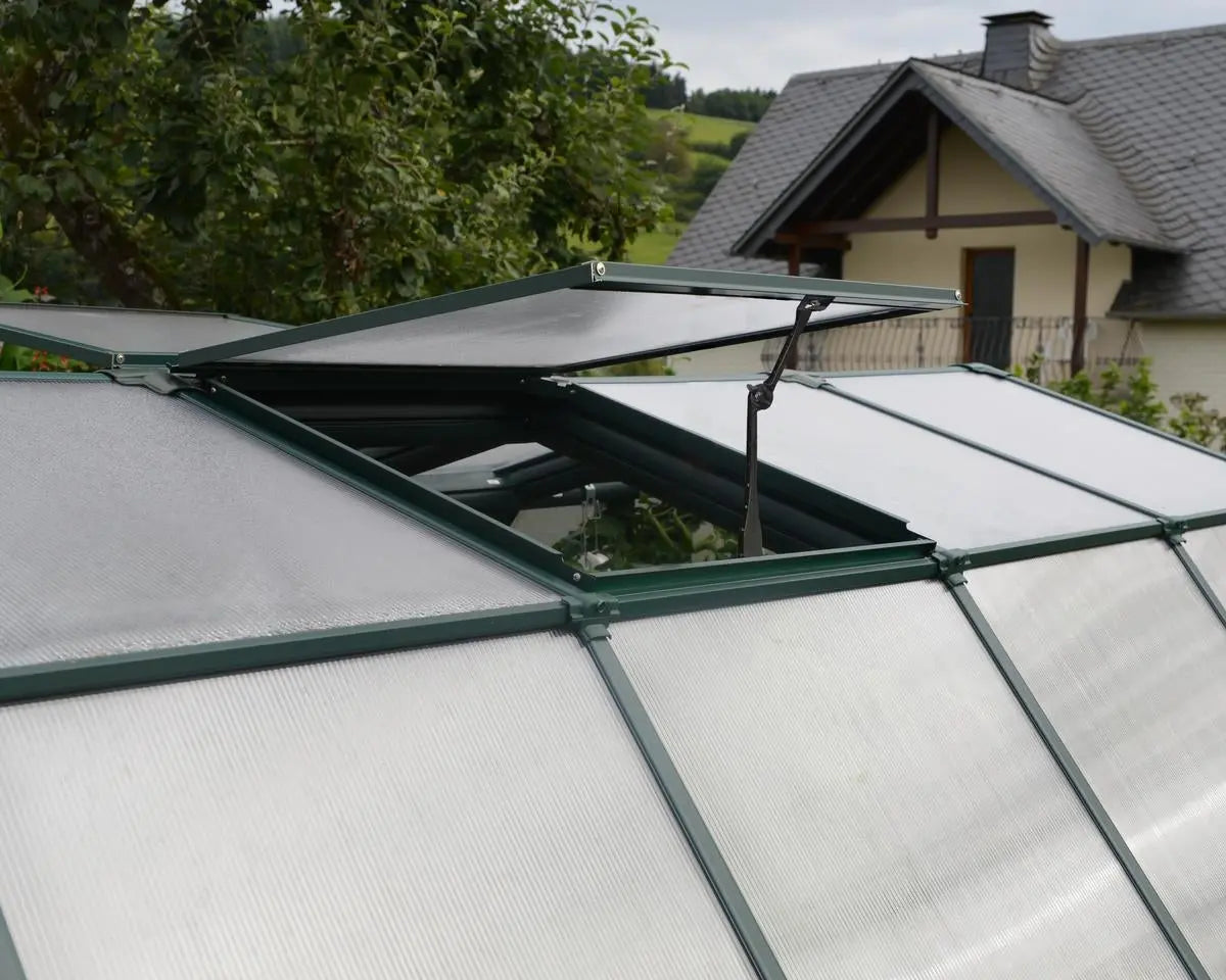 Prestige® ~8 ft. x 20 ft. Twin-wall Panels Greenhouse | Rion by Palram-Canopia 8' Wide Prestige with MOUNTING BASE Canopia by Palram   