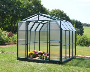 Prestige® ~8 ft. x 8 ft. Twin-Wall Panels Greenhouse | Rion by Palram-Canopia