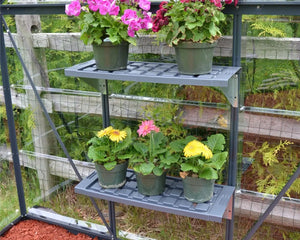 Palram's Shelf Kits set of 2 Resin Shelves - Canada Greenhouse Kits
